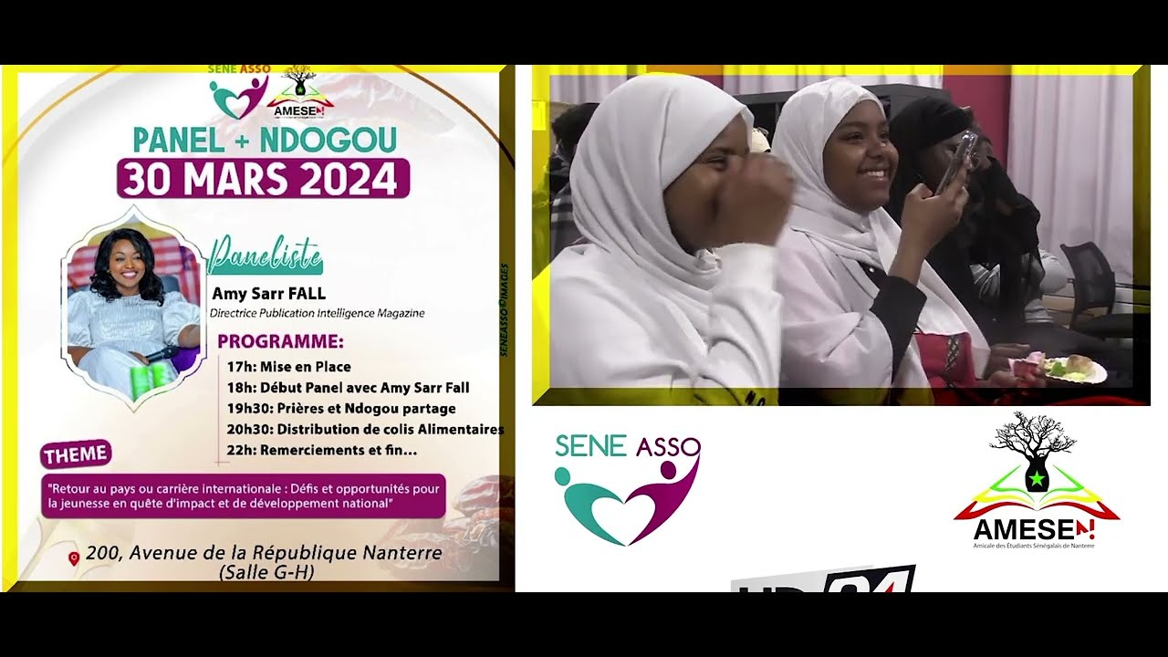 HD24TV: Spot Panel + Ndogou (SENE ASSO & AMESEN)