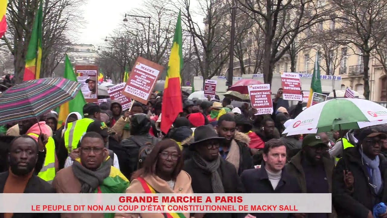 HD24TV: La Grande marche à Paris (LE PEUPLE DIT NON AU COUP D'ÉTAT CONSTITUTIONNEL DE MACKY SALL)