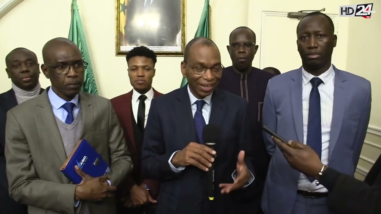 HD24TV :  La rencontre du ministre Moussa BALDE avec les étudiants Sénégalais en France