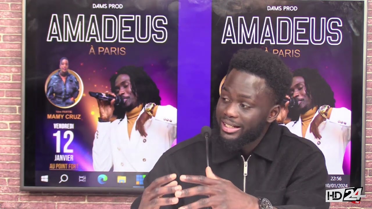 HD24TV: Entrevue pour le Concert d&rsquo;Amadeus & Mamy Cruz à Paris (Dams Prod promoteur de l’événement)