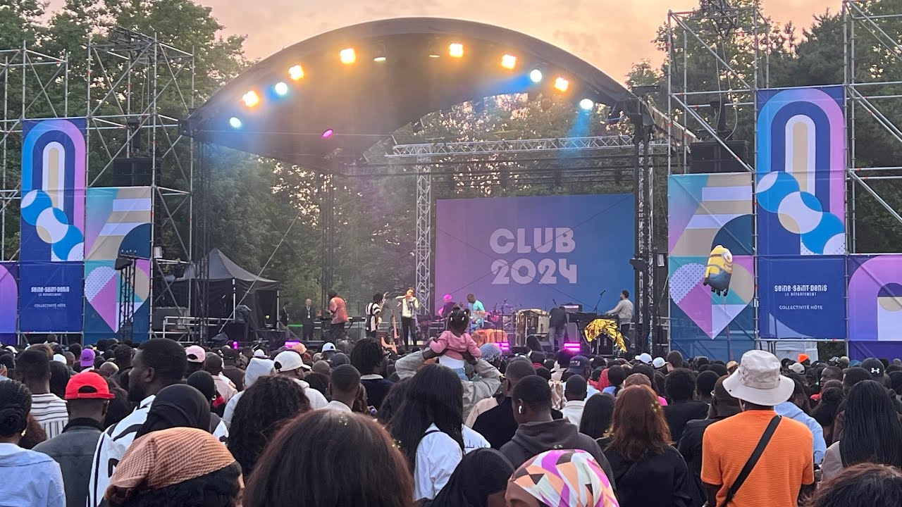 HD24TV : Prestation de Wally B. Seck au Parc Georges-Valbon dans le cadre des JOParis2024