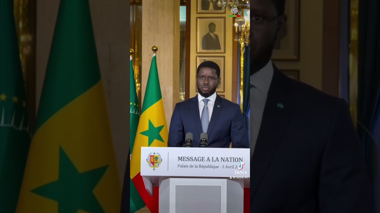 Discours du président de la république du Sénégal 🇸🇳