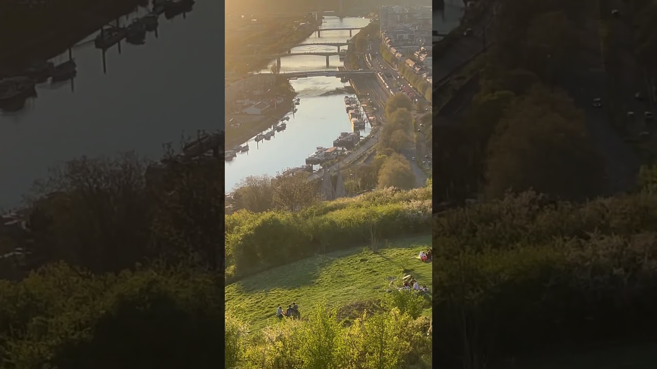 Couché du soleil à la Belvédère de la côte S&rsquo; Catherine (ROUEN)