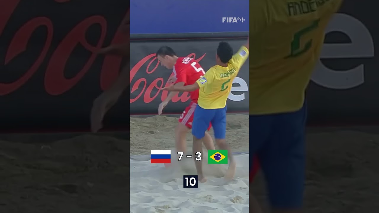 PLUIE DE BUTS ! 🌧️ ⚽️ 20 buts lors du MATCH Russie🇷🇺 🆚 Brésil🇧🇷remporté par la Russie 12 / 08
