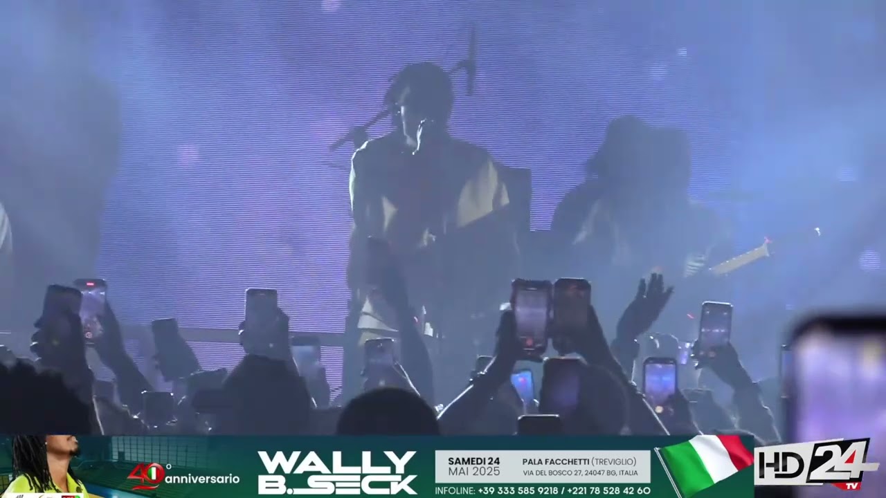 Concert Wally B. Seck à Treviglio (Italie 🇮🇹)