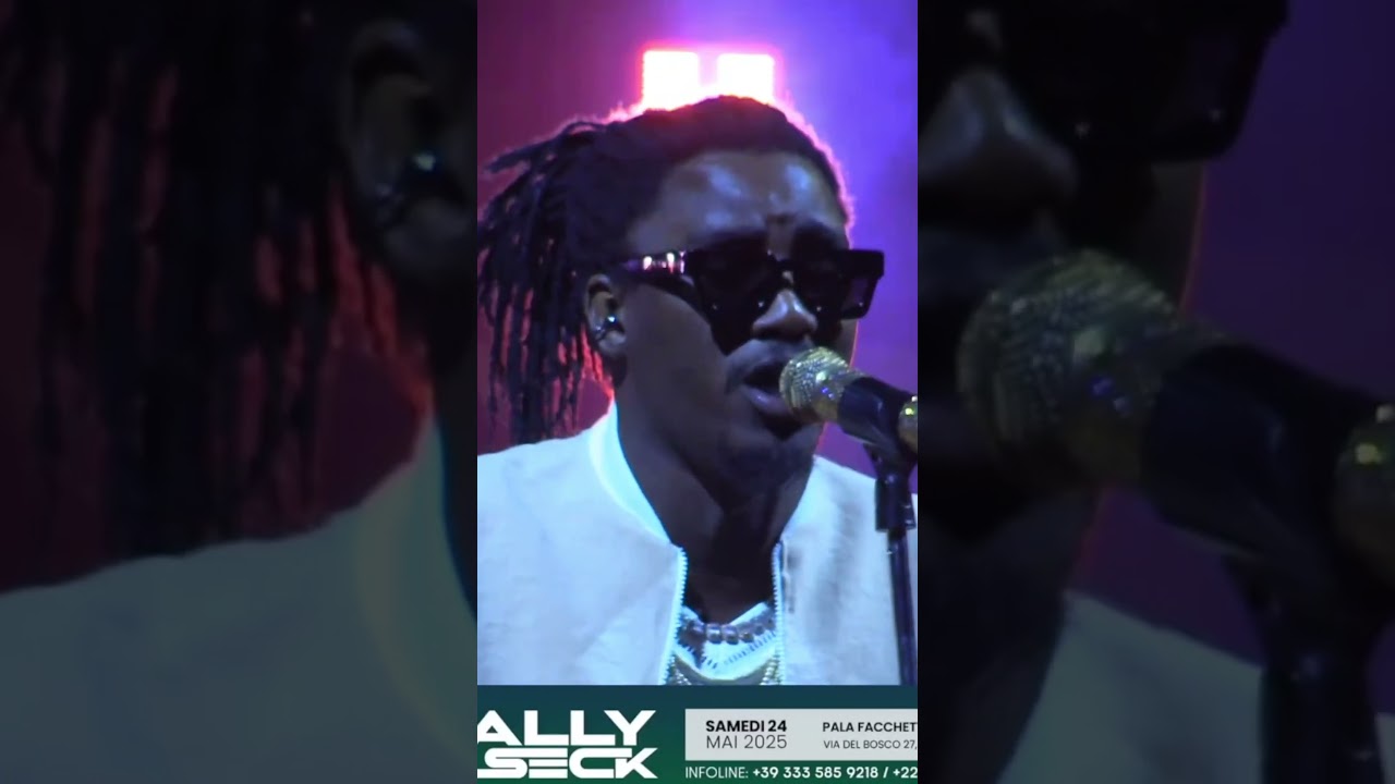 Concert Wally B. Seck à Treviglio (Italie 🇮🇹) 40e Annivessaire
