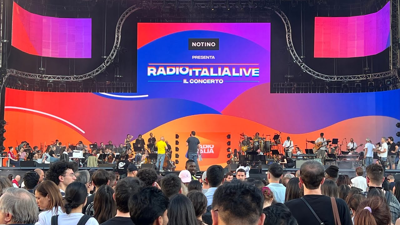 Sound Tech pour le grand concert de Radio Italia au Duomo Milan