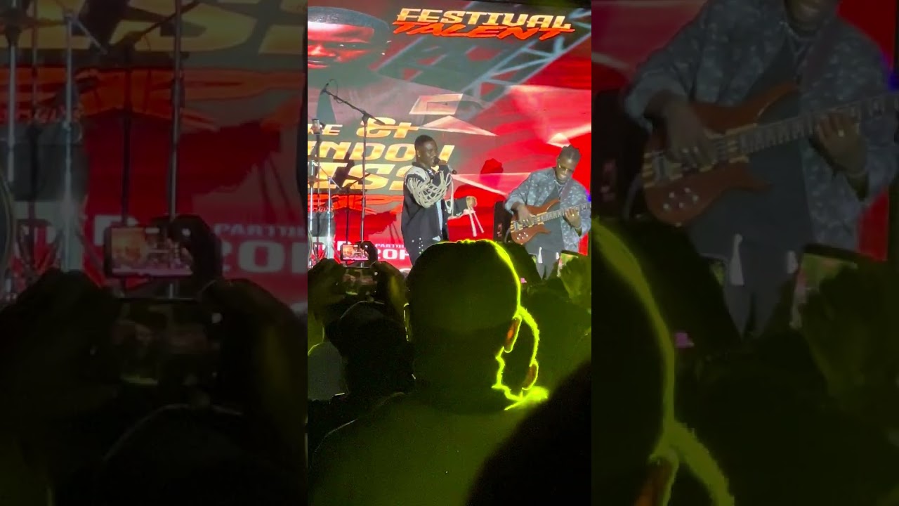 @DipDoundouGuissTV présente son orchestre au festival talent (@ZairhaDiamantNoirMusic )